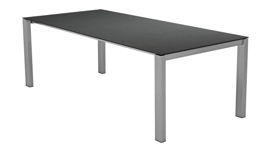 KRIENS Auszugstisch 170/220x95 cm Edelstahlgestell
