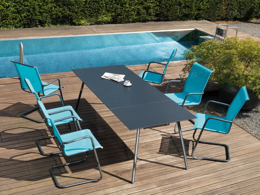 Locarno Freischwinger Matten-Sessel