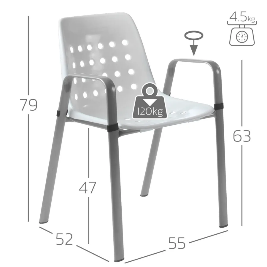 Bermuda Sessel rund-oval