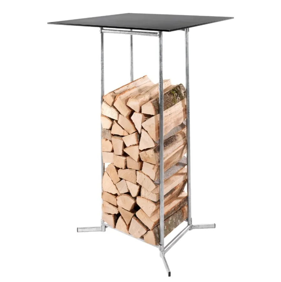 Holzlager-Stehtisch 80x80cm