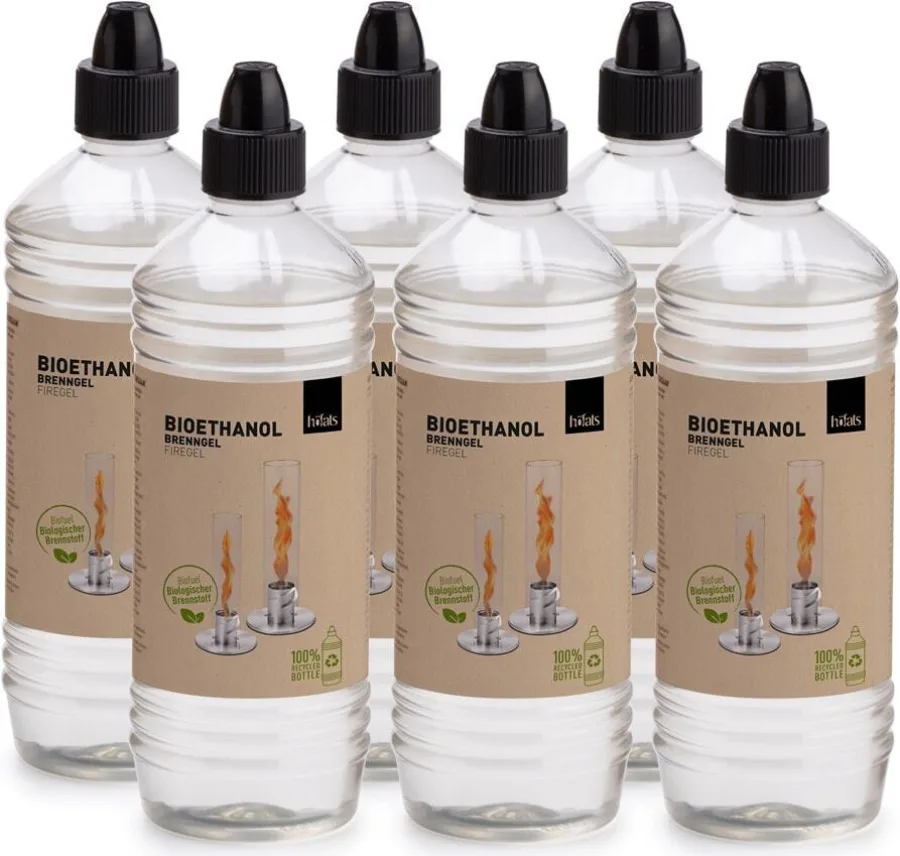 Bioethanol Gel-Brennstoff 6er-Pack