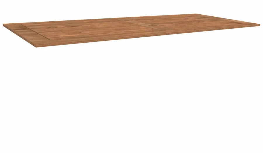 Tischplatte 250x100 cm Teak FSC®-zertifiziert