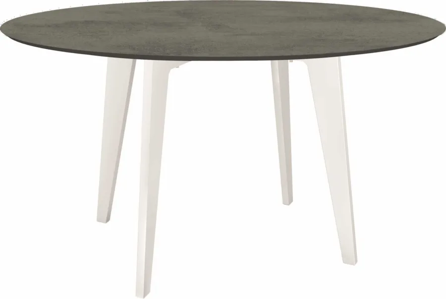 Tisch Ø 134 cm Aluminium