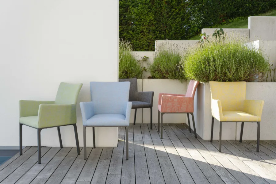 Dining-Sessel Artus Aluminium