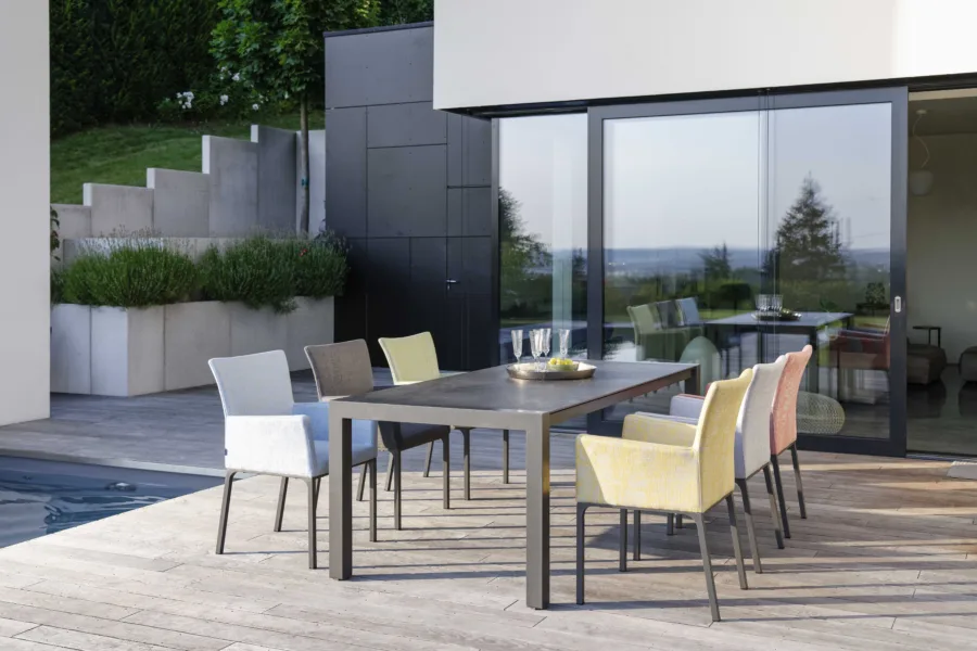 Dining-Sessel Artus Aluminium