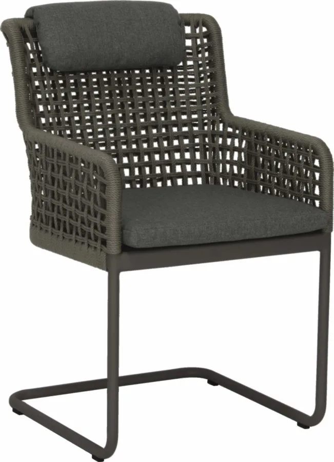 Freischwingersessel Greta Aluminium