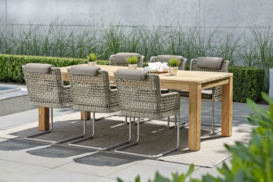 Freischwingersessel Greta Aluminium