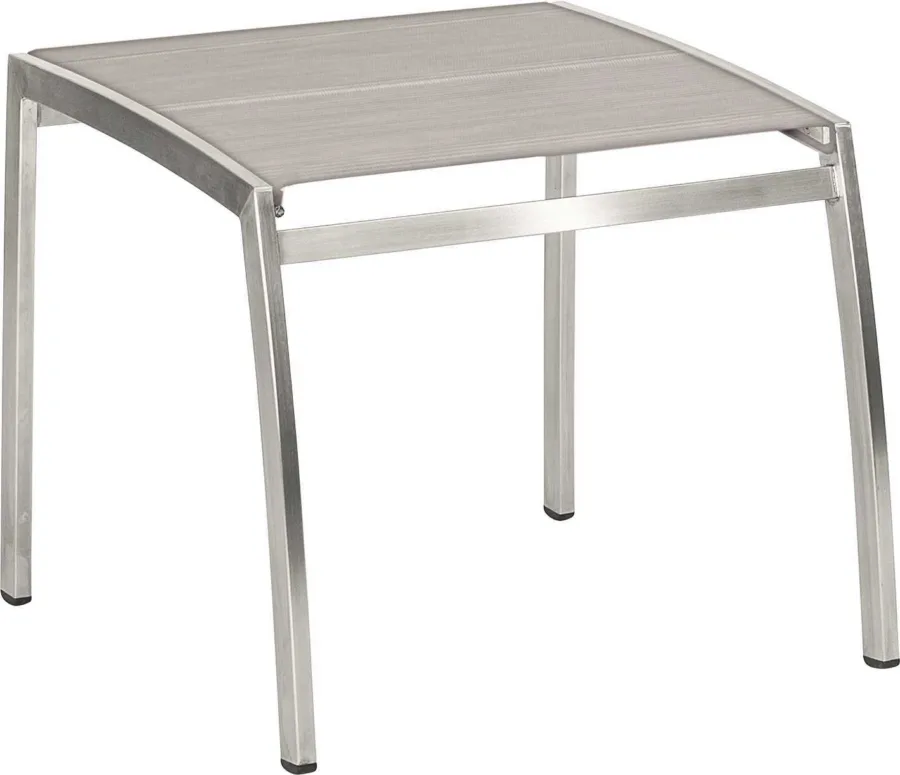 Fusshocker Cardiff Edelstahl