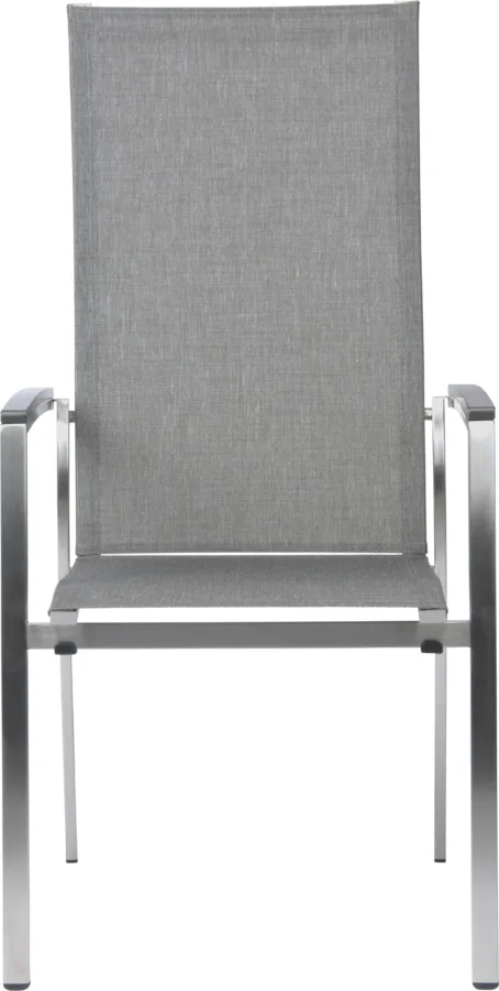 Stapelsessel Mika hoch Edelstahl