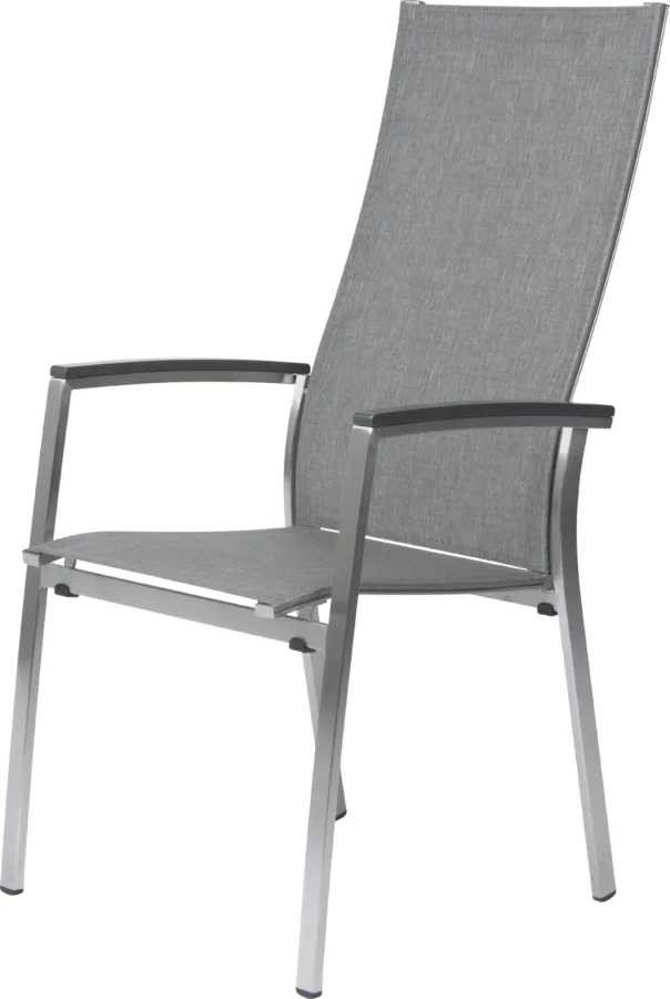 Stapelsessel Mika hoch Edelstahl