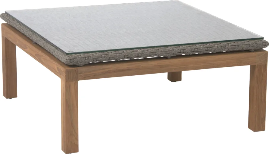 Lounge-Beistelltisch 74x74 cm Leah Teak