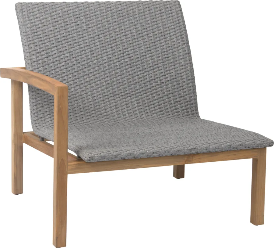 Lounge-Seitenelement Leah Teak