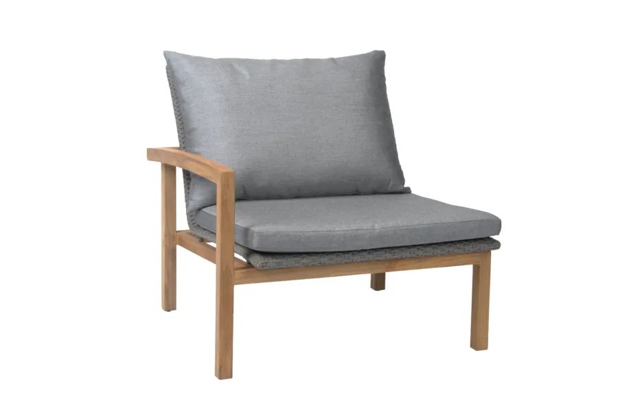 Lounge-Seitenelement Leah Teak