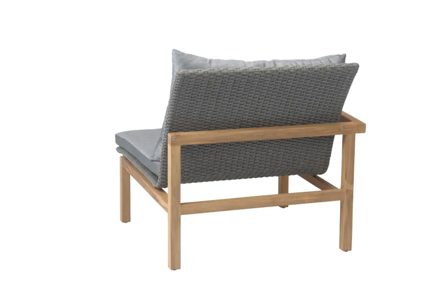 Lounge-Seitenelement Leah Teak
