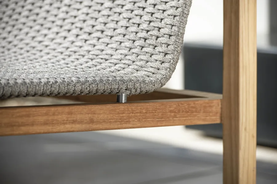 Lounge-Seitenelement Leah Teak