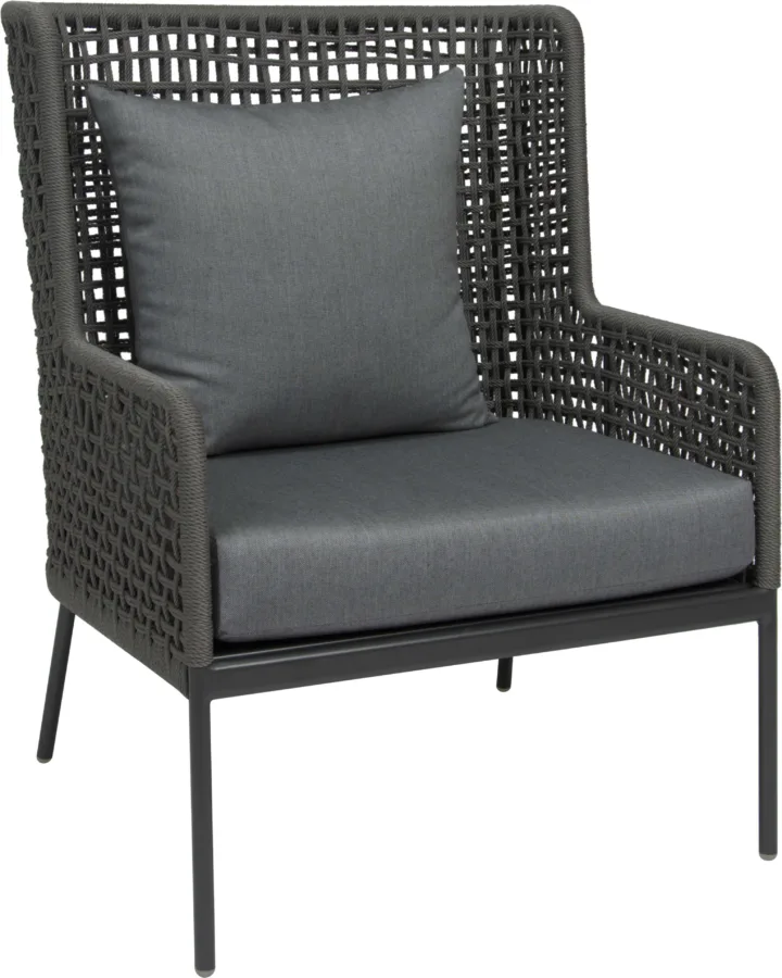 Lounge-Sessel Greta Aluminium