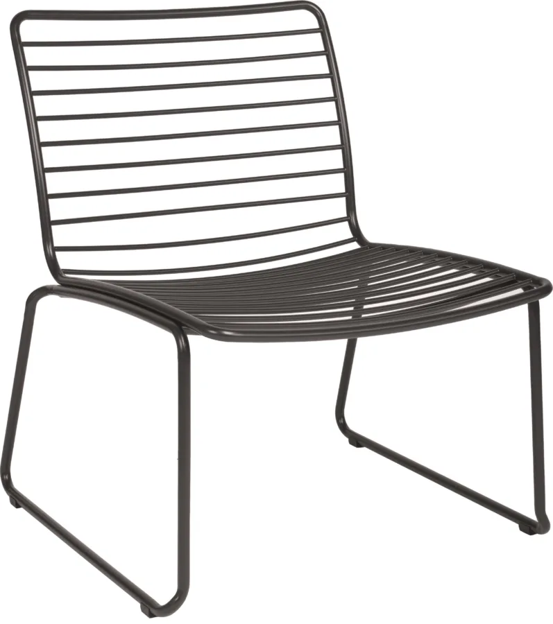 Lounge-Sessel Levi Edelstahl