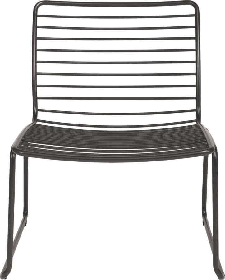 Lounge-Sessel Levi Edelstahl