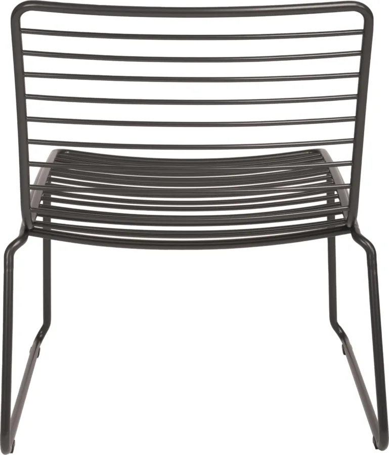 Lounge-Sessel Levi Edelstahl