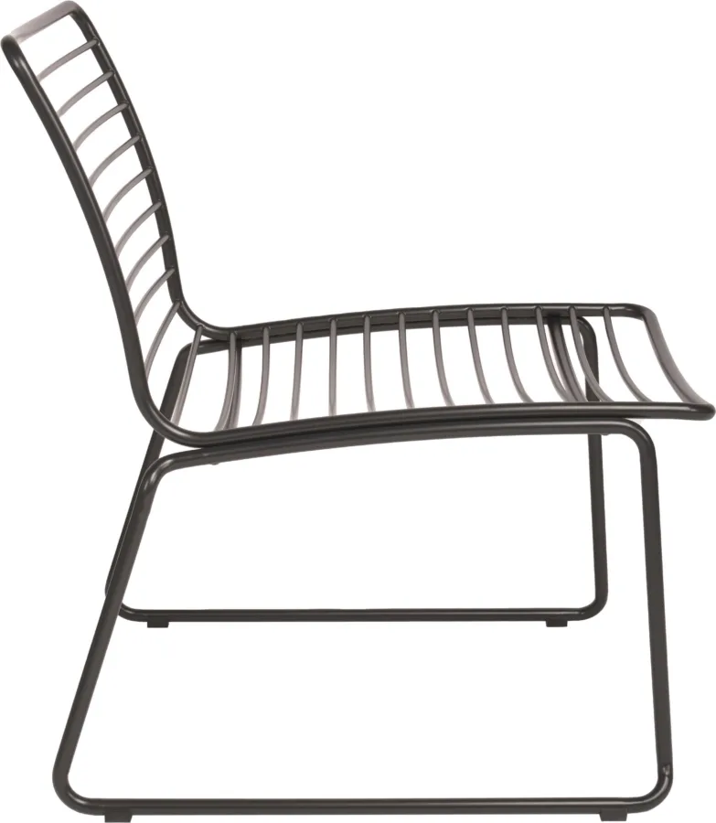 Lounge-Sessel Levi Edelstahl