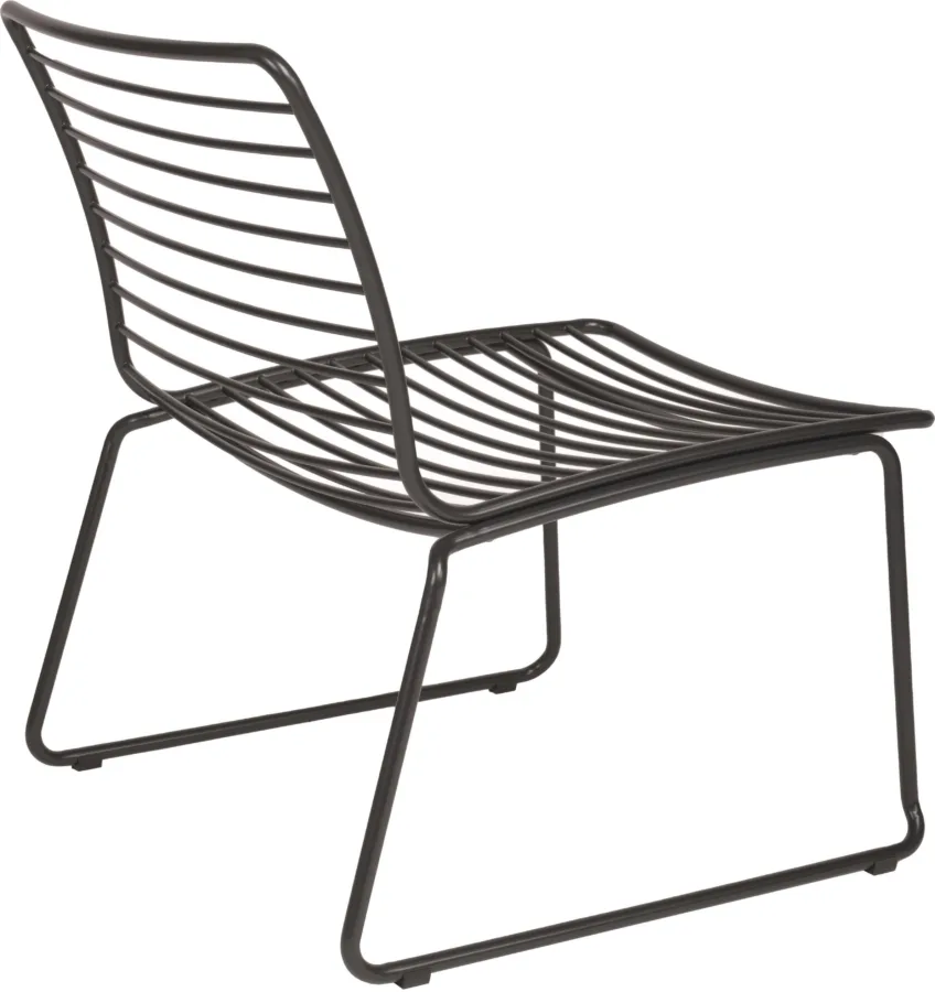 Lounge-Sessel Levi Edelstahl