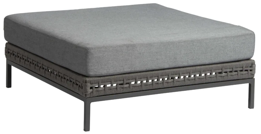 Sitzkissen zu Hocker Corda Kordel platin