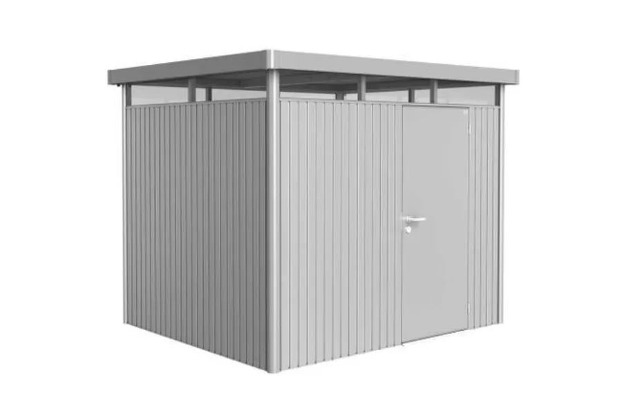 Gerätehaus HighLine Gr. H3 silber-metallic