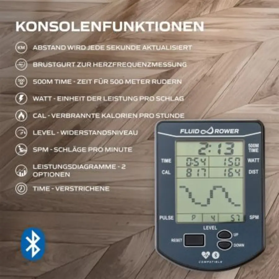 Fluid Rower Viking Pro V Wasserrudergerät