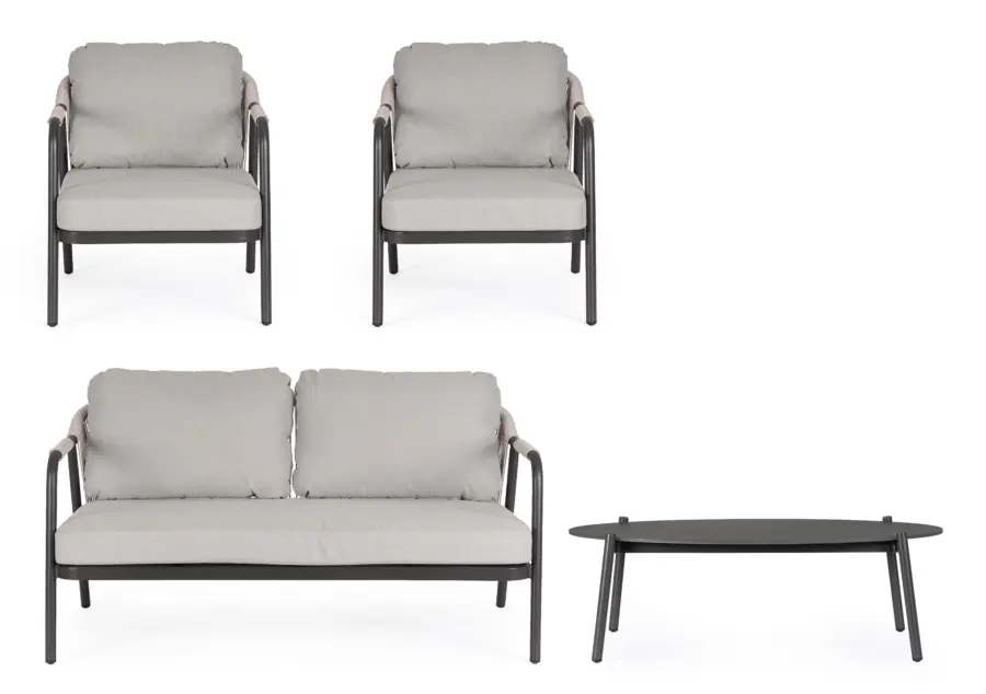 4-er Set Sitzgruppe Miravet