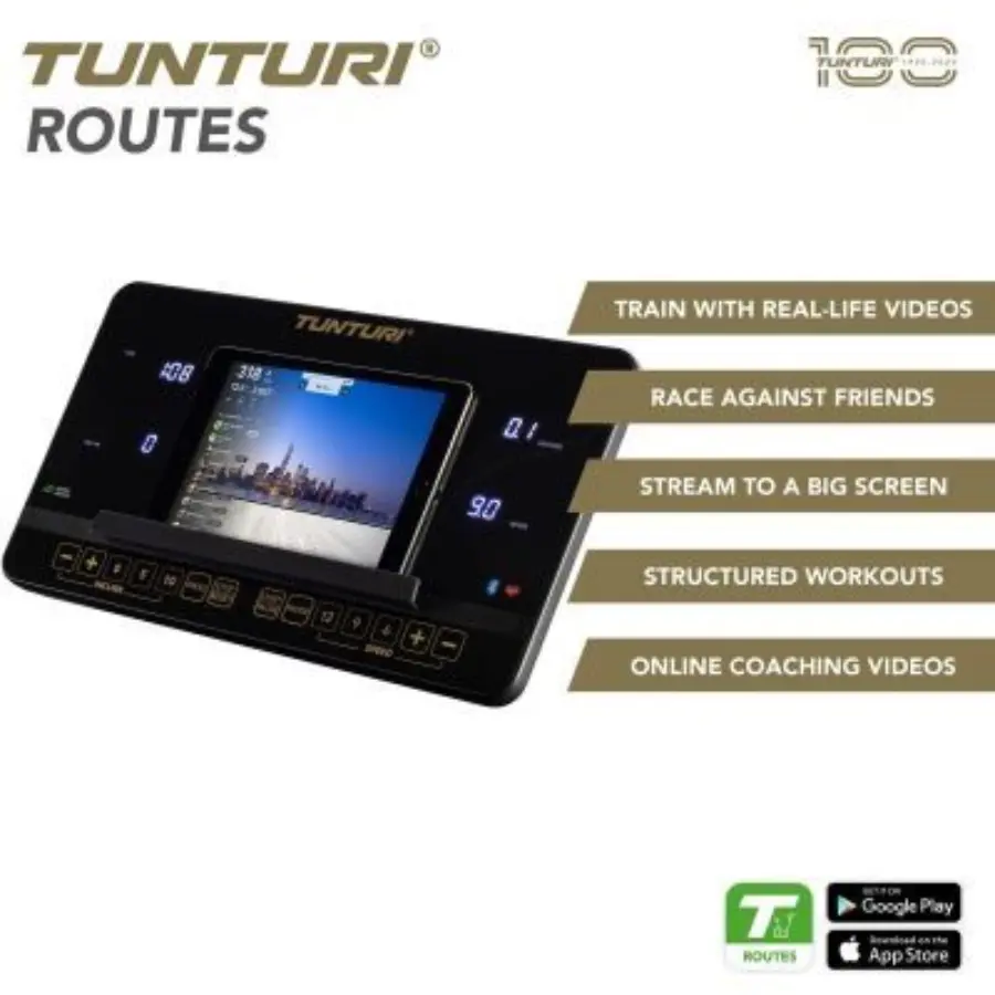 T100 Centuri Performance Laufband, klappbar