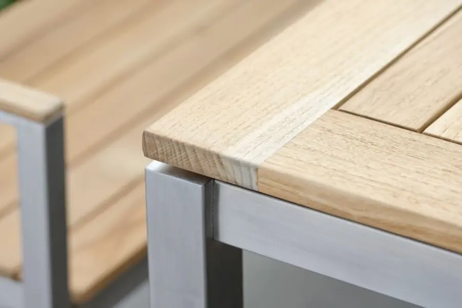 Tischplatte 200x100 cm Teak FSC®-zertifiziert