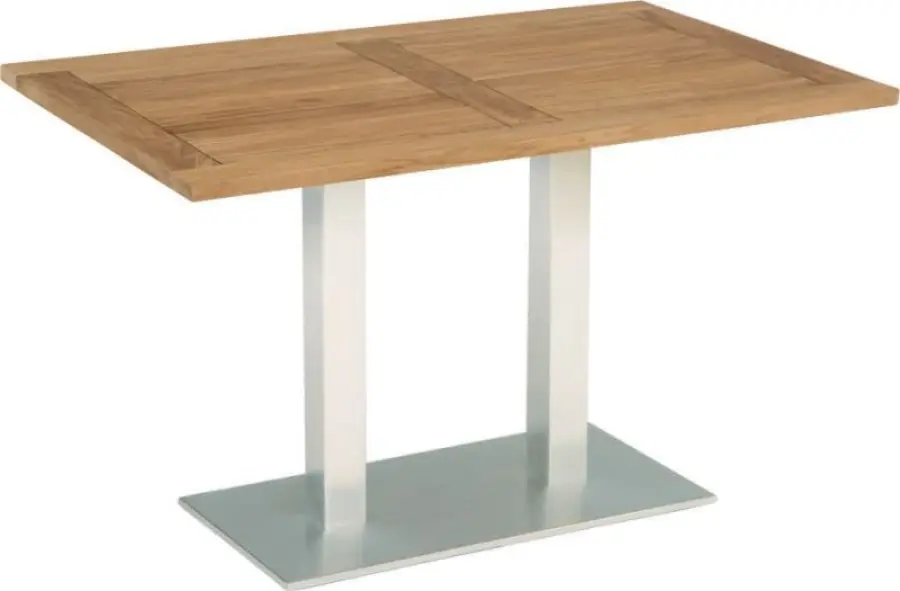 Tischplatte 200x100 cm Teak FSC®-zertifiziert