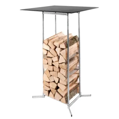 Holzlager-Stehtisch 80x80cm