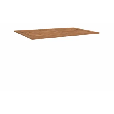 Tischplatte 130x80 cm Teak FSC®-zertifiziert
