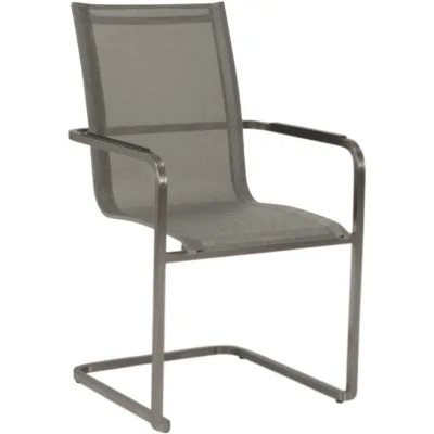 Freischwingersessel Evoee Edelstahl