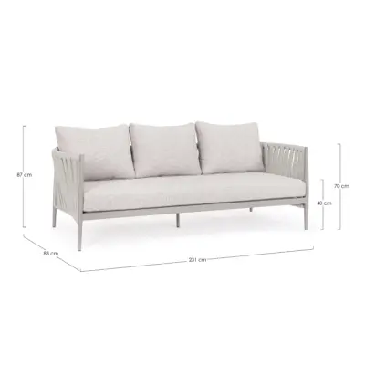 Lounge-3er-Sofa Jacinta